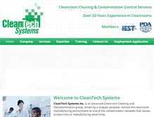 Tablet Screenshot of cleantechsystems.net